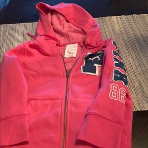 Victoria Secret Pink short sleeved hoodie size xs